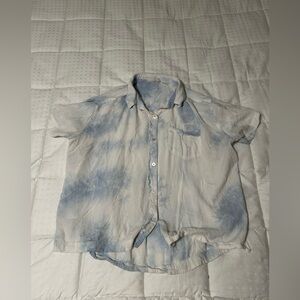 Women’s Blue Tie-Dye Shirt